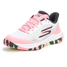 Skechers Tenis Pro Pickleball Blanco Multicolor - Calzado Skecher Mujer