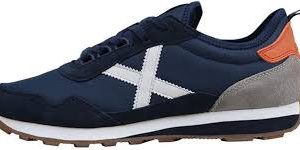 Zapatillas Munich Marino Blanco para Hombre - Estilo y Comodidad