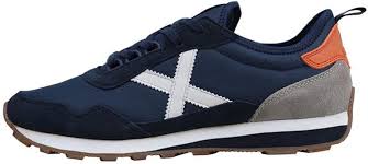 Zapatillas Munich Marino Blanco para Hombre - Estilo y Comodidad