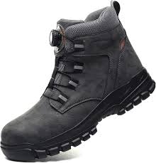 Zapatos de Seguridad Impermeables con Puntera Antideslizante para Trabajos en Obras