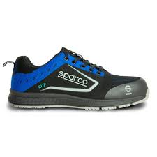Sparco Zapatillas Cup Black Rojo - Calzado de Seguridad para Hombres