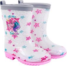 Botas de Agua para Niñas con Diseño de Unicornio - PERLETTI