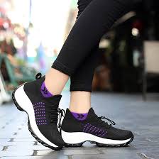 GYCS Zapatillas Transpirables Plataforma Deportivo para Mujer