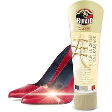 Búfalo Express Autobrillante Formulada Almendras - Crema Calzado Premium