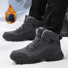 Calzado de Invierno Antideslizante para Senderismo Exterior