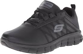 Skechers Zapatos de Trabajo Antideslizante para Mujeres - Comodidad y Seguridad