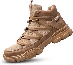 R Win Seguridad Compuesto Antideslizantes para Senderismo - Calzado de Seguridad Sin Metal