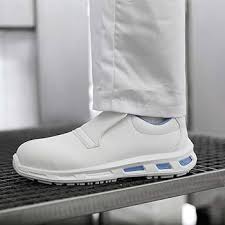 Calzado UPower Mujer: Seguridad Infinergy Repelente Antideslizante White