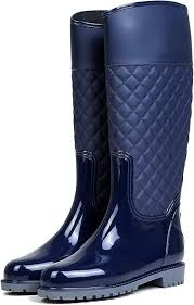 LILY999 Lluvia Impermeable Wellington Invierno para Mujer