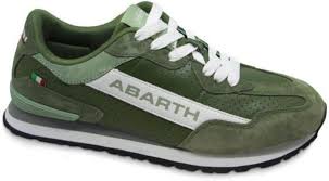 Zapatillas Abarth Speed en Microfibra Khaki - Estilo y Confort